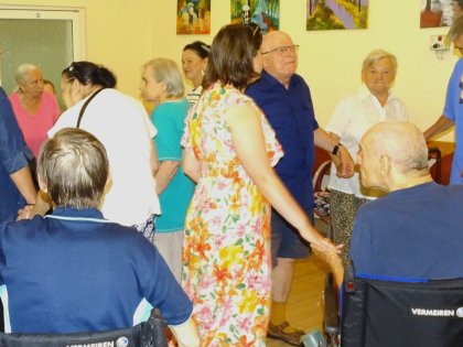 zabawa taneczna z gośćmi DPS Solec