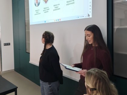 Prelekcja studentów z UM