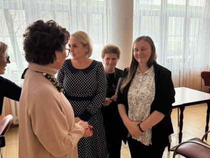 Wspólne zdjęcia z P.Jolantą Kwaśniewską