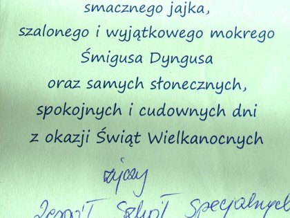 Życzenia od Uczniów z Długiej