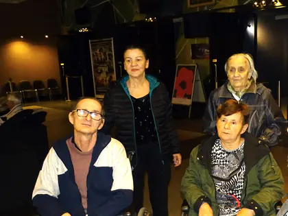 Mieszkańcy uczestniczyli w seansie w kinie Wisła