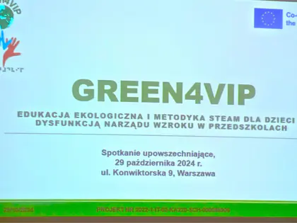 Projekt ekologiczny w tyflogalerii