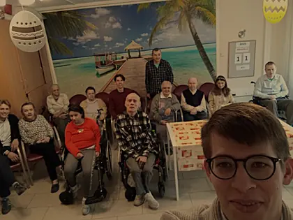 Odwiedziny młodzieży z „Filtrowej”