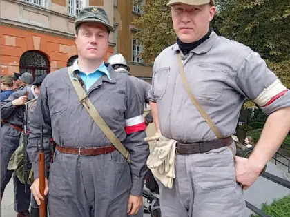 Uczczenie rocznicy Powstania Warszawskiego
